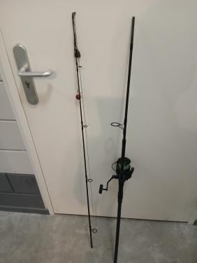 Hengel karper met molen teleskoopzgan