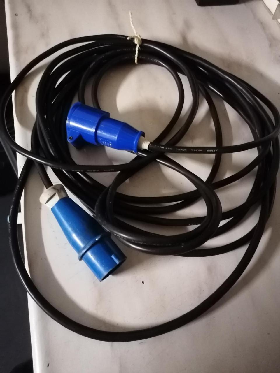 Verlengkabel met eurostekkers 11 mtr.