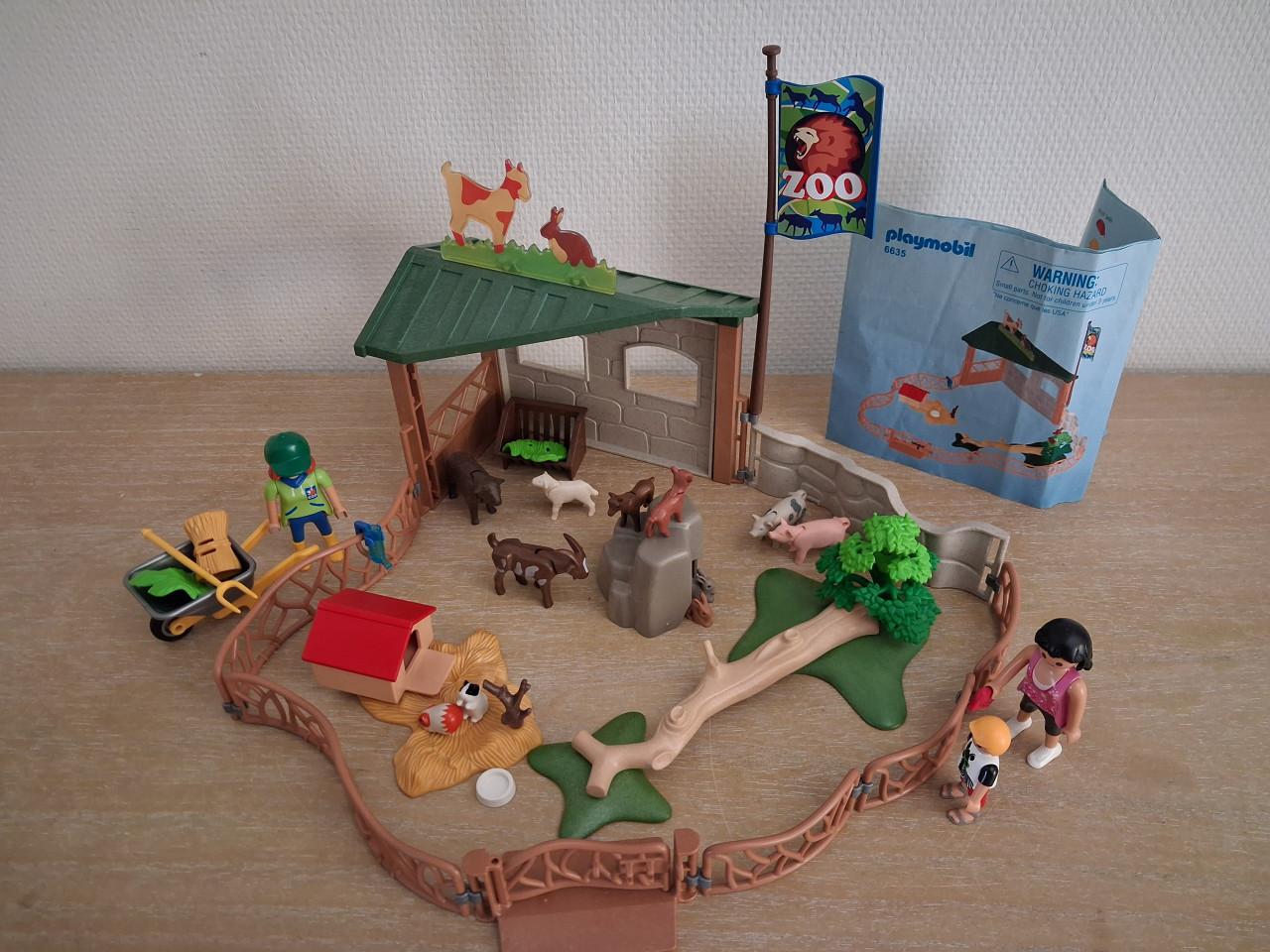 Playmobil dierenverblijf kleine dieren set 6635