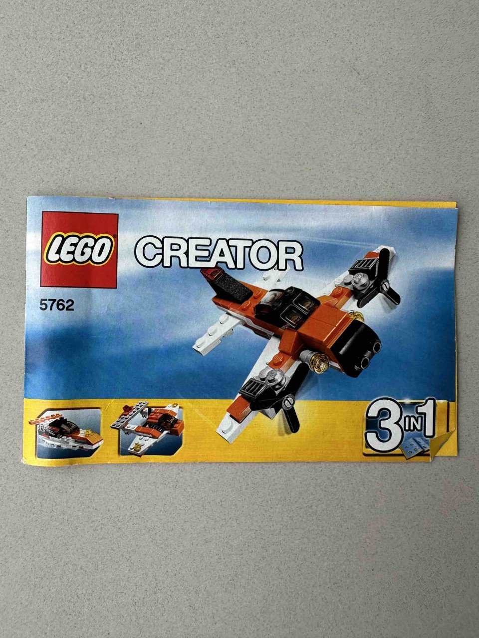 Lego Creator Mini Vliegtuig 5762
