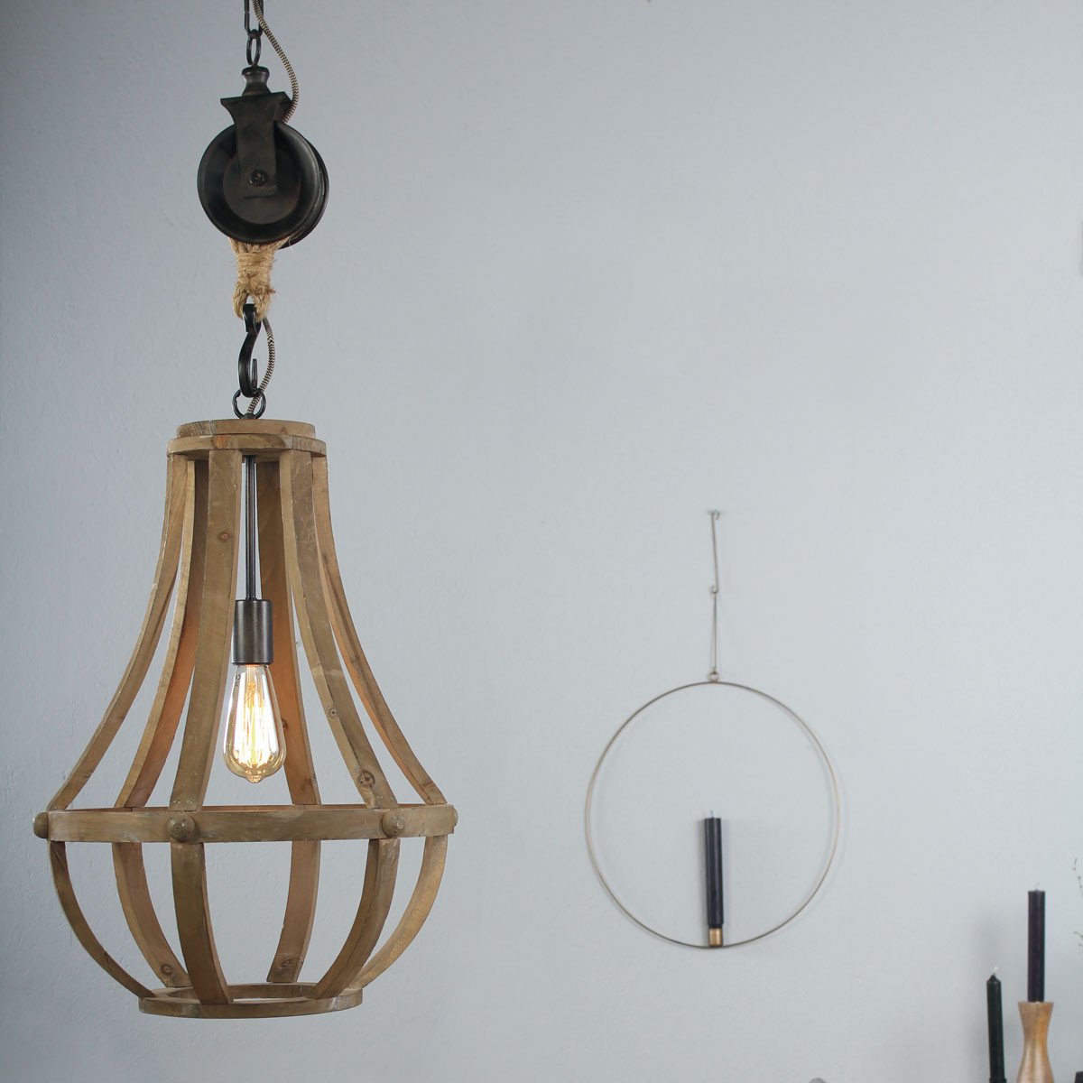Landelijke hanglamp Liberty Bell