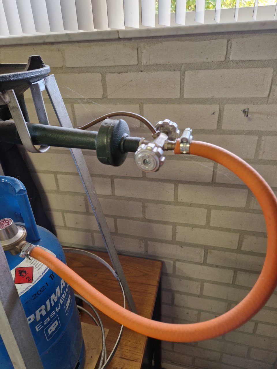 Wokbrander voor buiten.