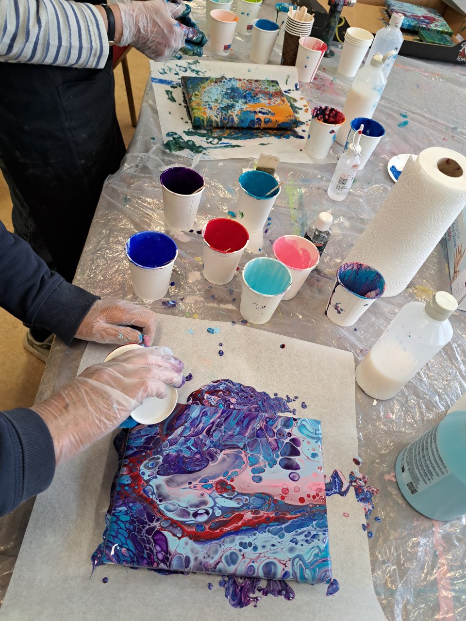 Workshop Acryl gieten 9 oktober
