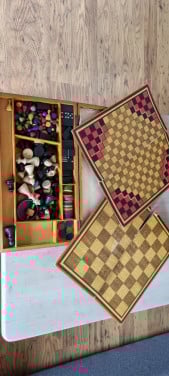 Spelletjes doos vintage