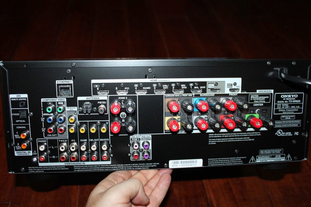 Refurbished AV Receiver. Onkyo TX-NR626. 7.2 Dolby Surround. 600 watt !