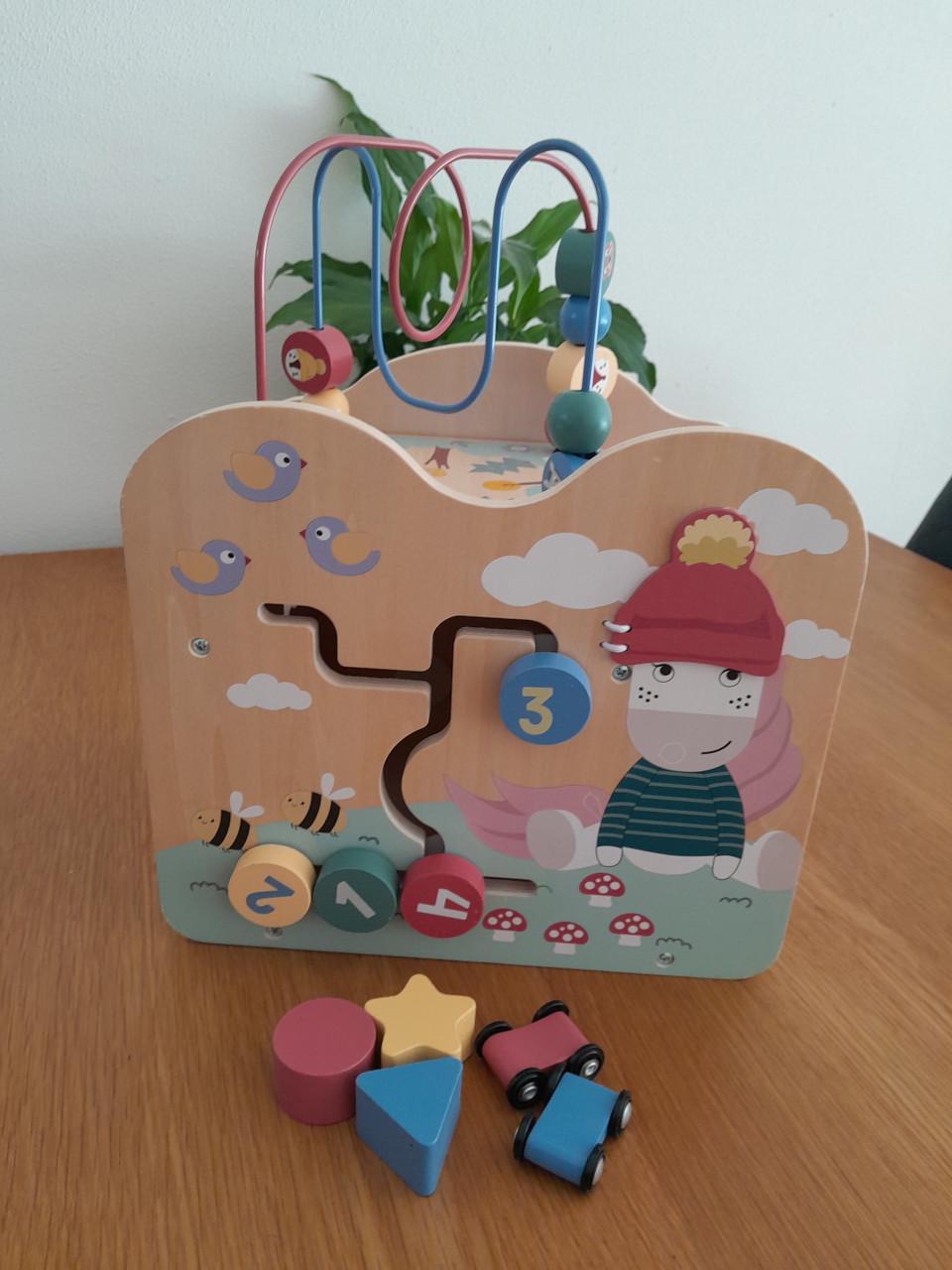 Houten speelkubus