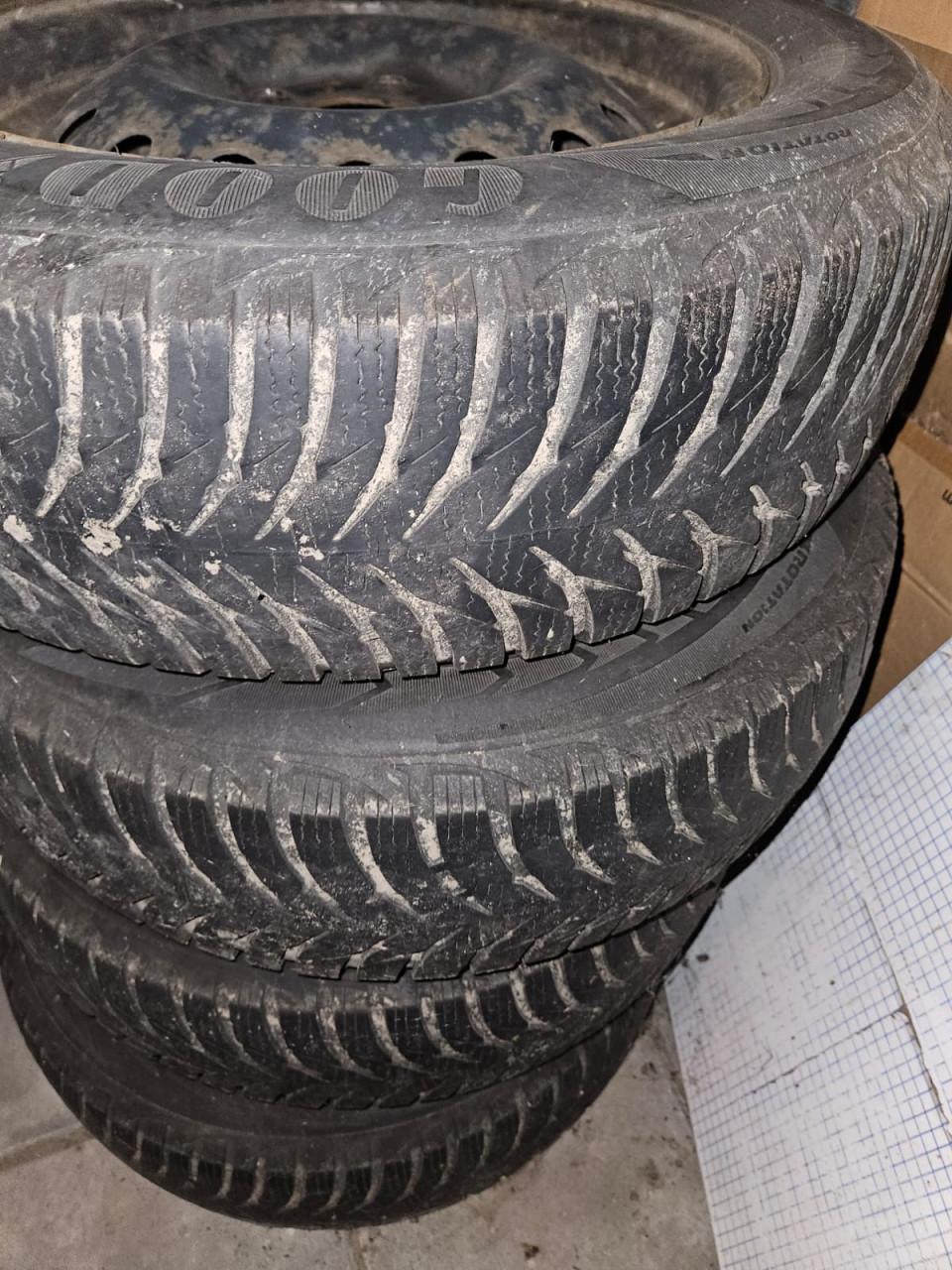 Complete set Winterbanden op velg