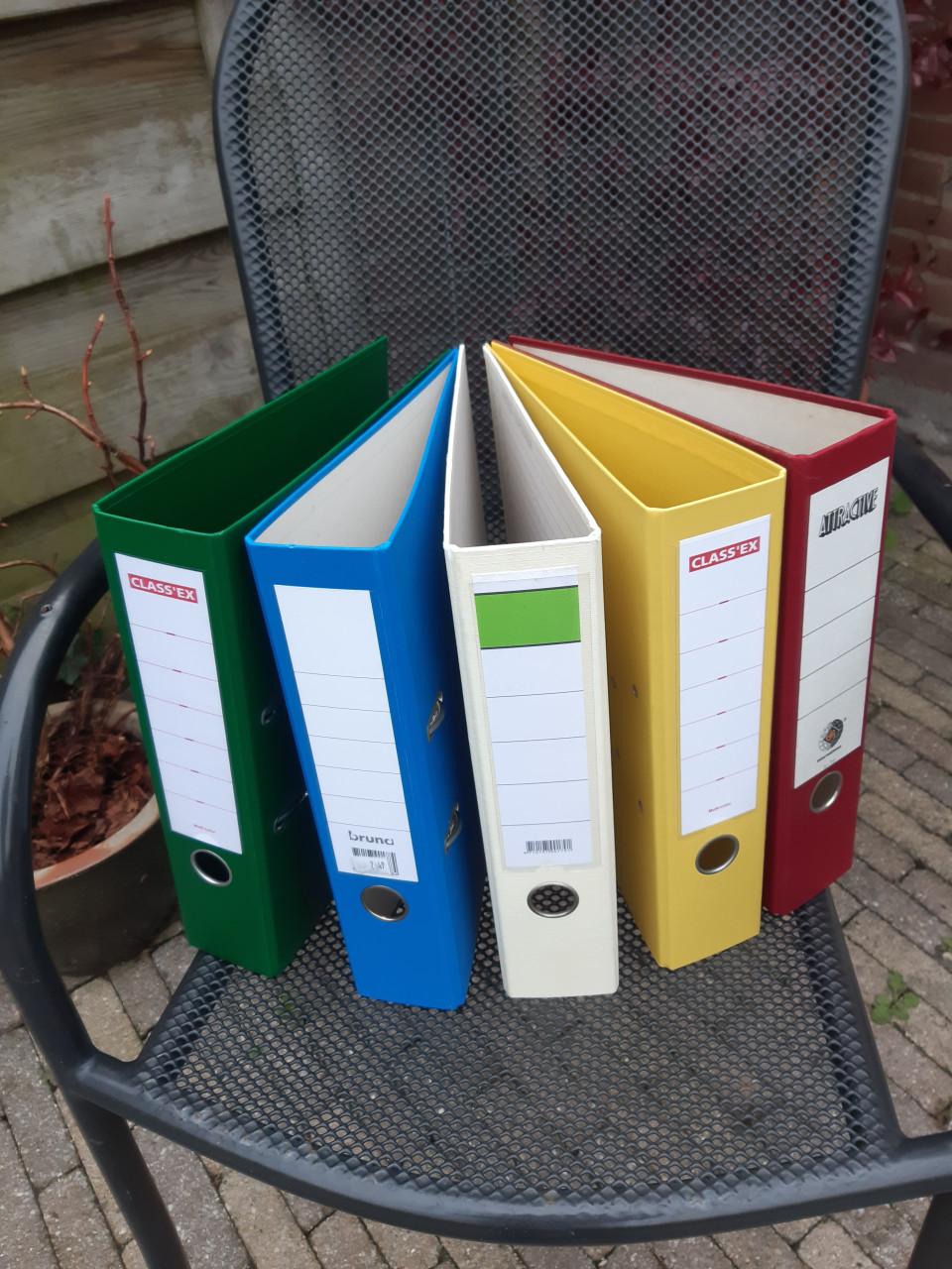 Ordners in diverse kleuren