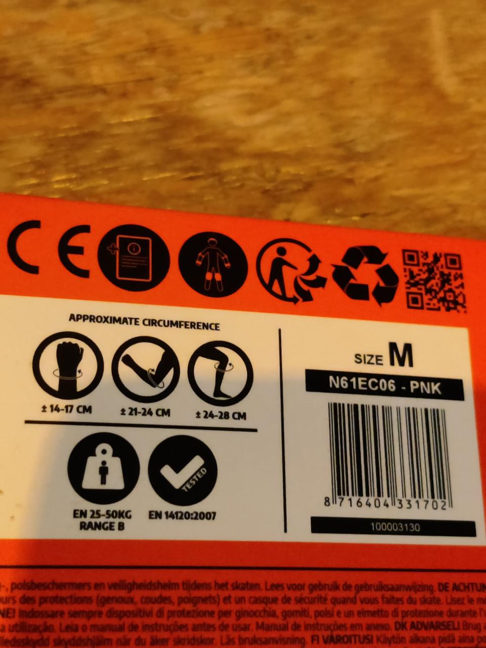 Nijdam skate bescherm set