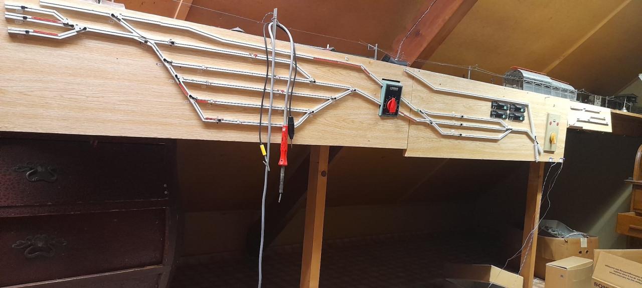 🚂 Grote modeltrein baan + veel rails & accessoires – compleet pakket!