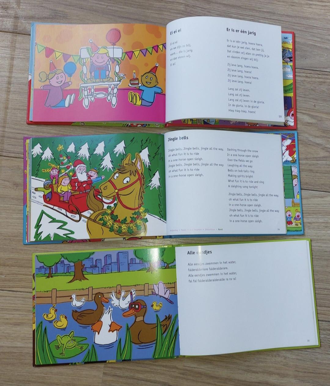 Kinderliedjes boekjes met cd