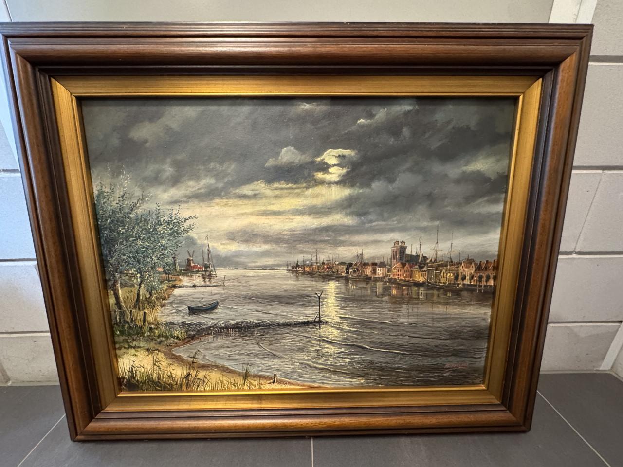 Olieverf schilderij inclusief lijst te koop