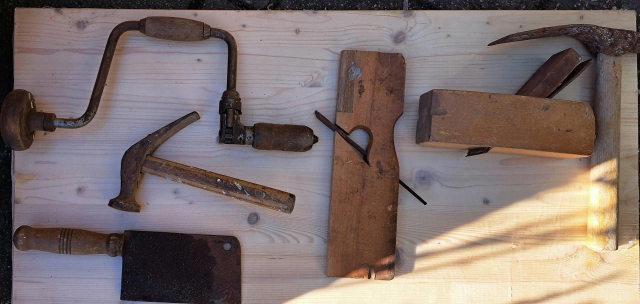Oud hand gereedschap
