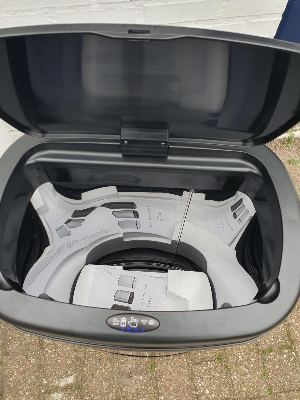 Bayt prullenbak met sensor – 60 L zilver | beschadigd