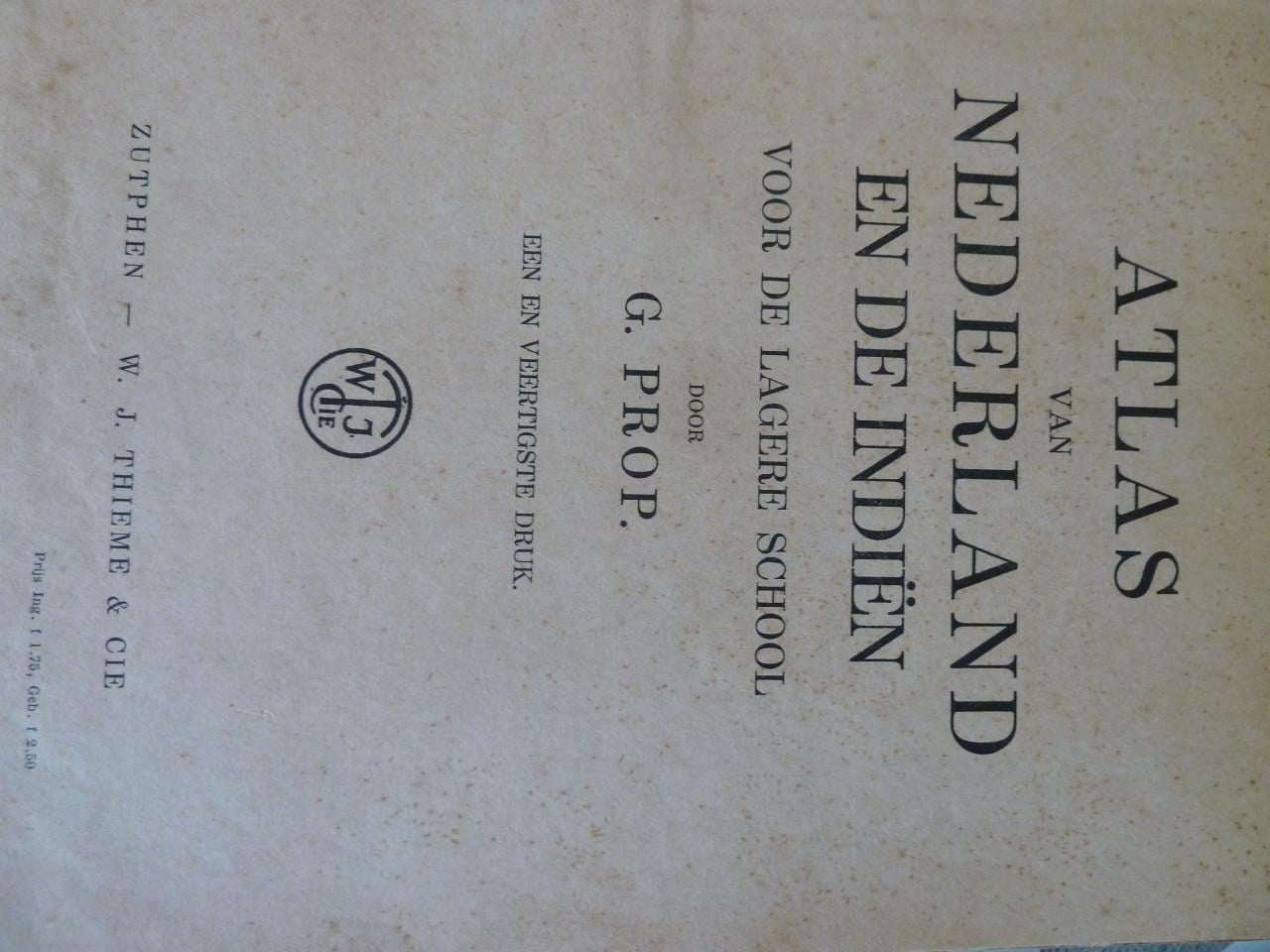 Hele oude atlas van nederland
