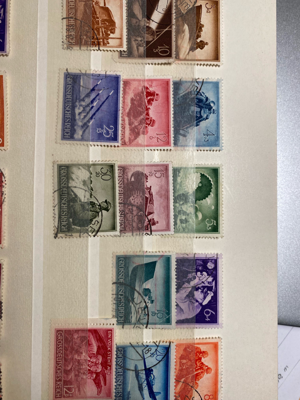 40 postzegels Duitsland / WO 2