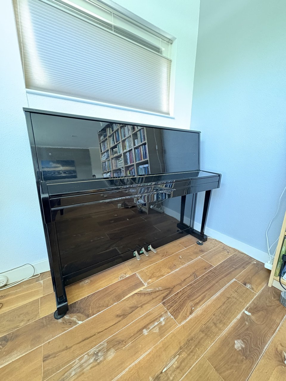 Zwarte hoogglans Scholze piano