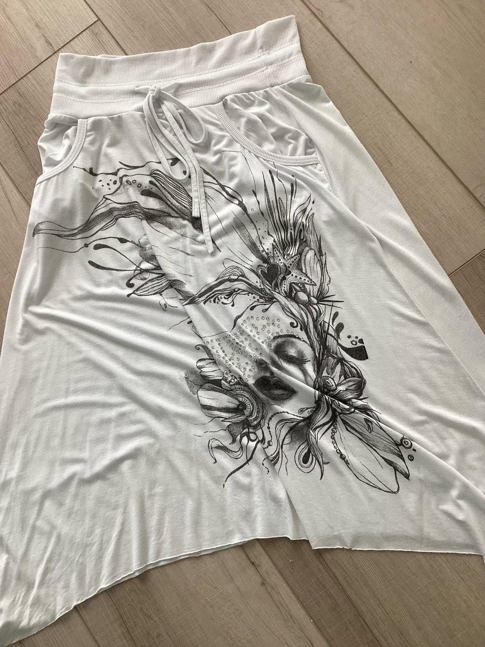 Leuke stretch rok maat l zgan