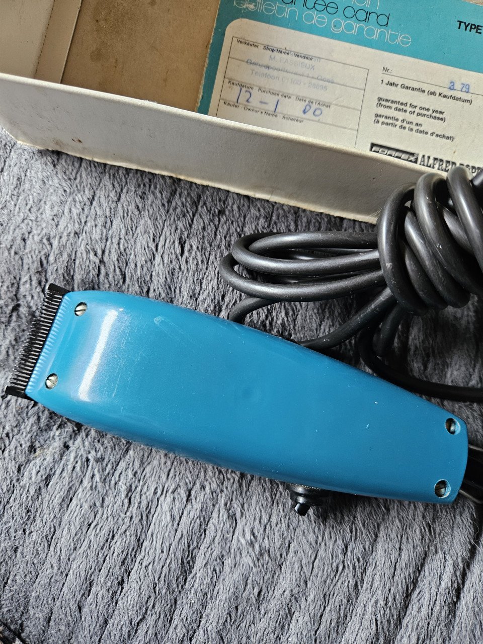 Werkende professionele vintage Tondeuse duitsland/solingen....
