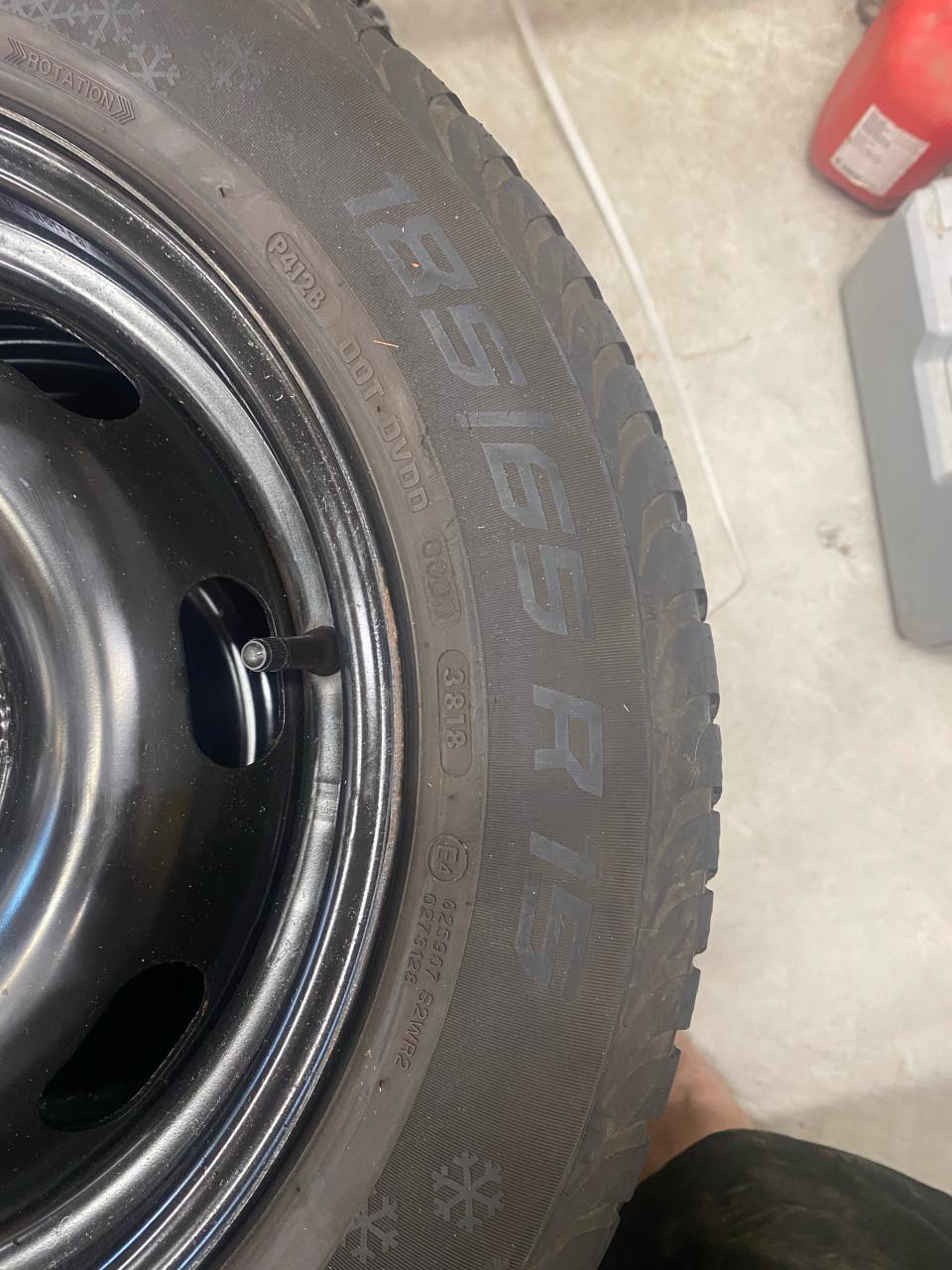 Winterbanden op velg