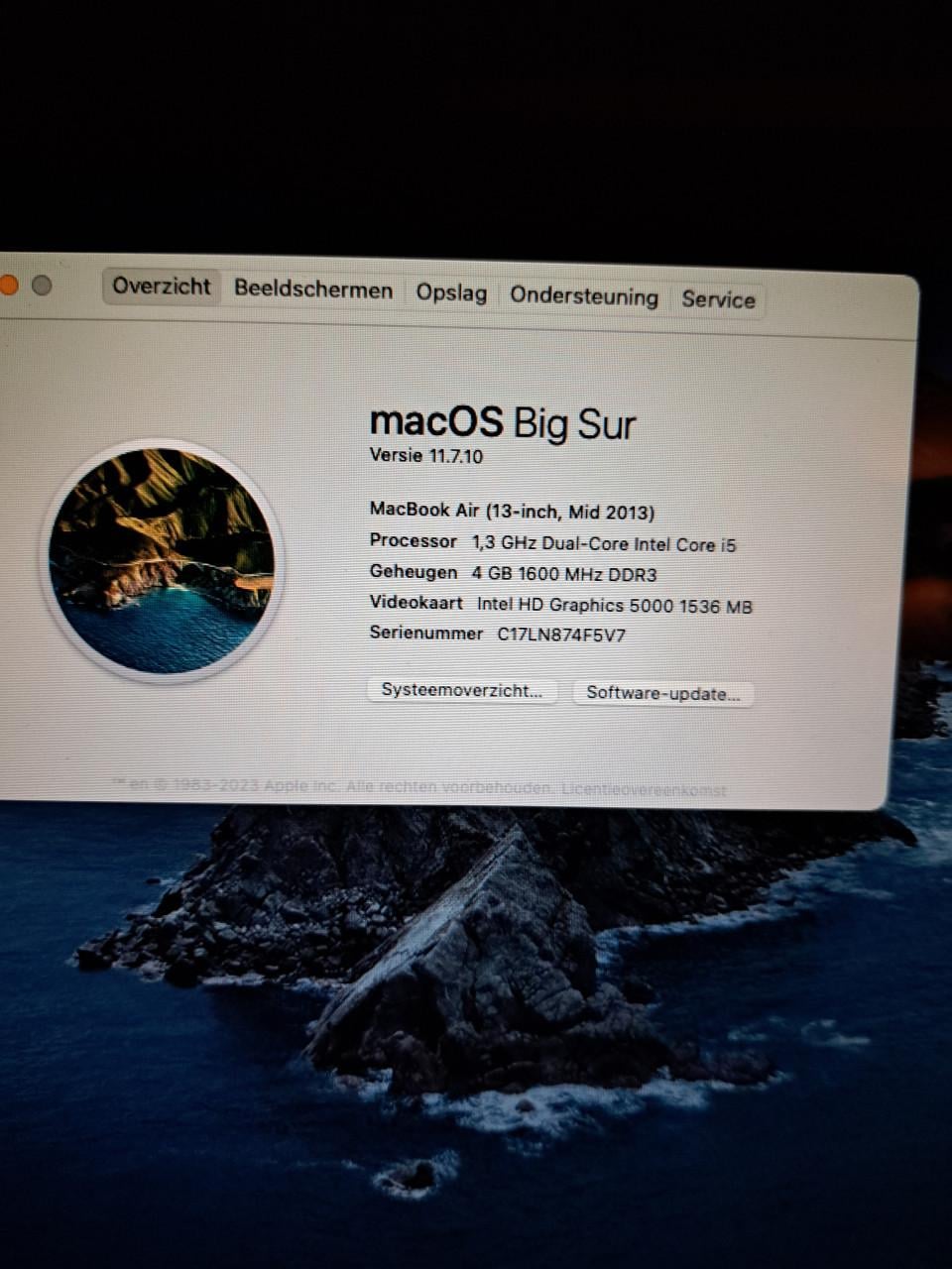 Macbook air mid 2013