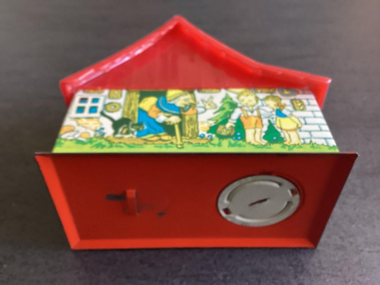 Vintage blikken sprookjes spasrpot (Hans en Grietje. Sneeuwwitje)