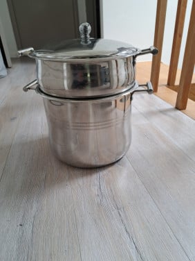 Stoompan set groot / hoog