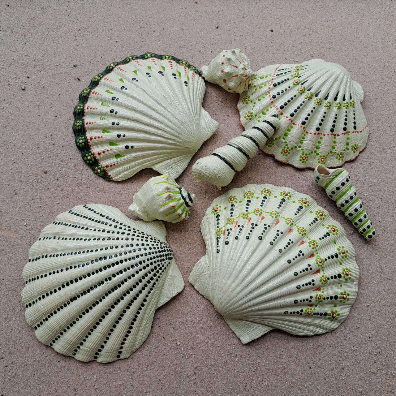 Workshop Stippen op Sint-Jacobsschelpen
