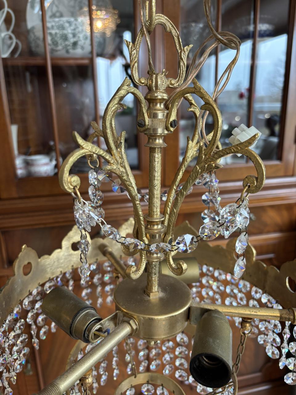 PRACHTIGE ECHT KRISTALLEN KROONLUCHTER