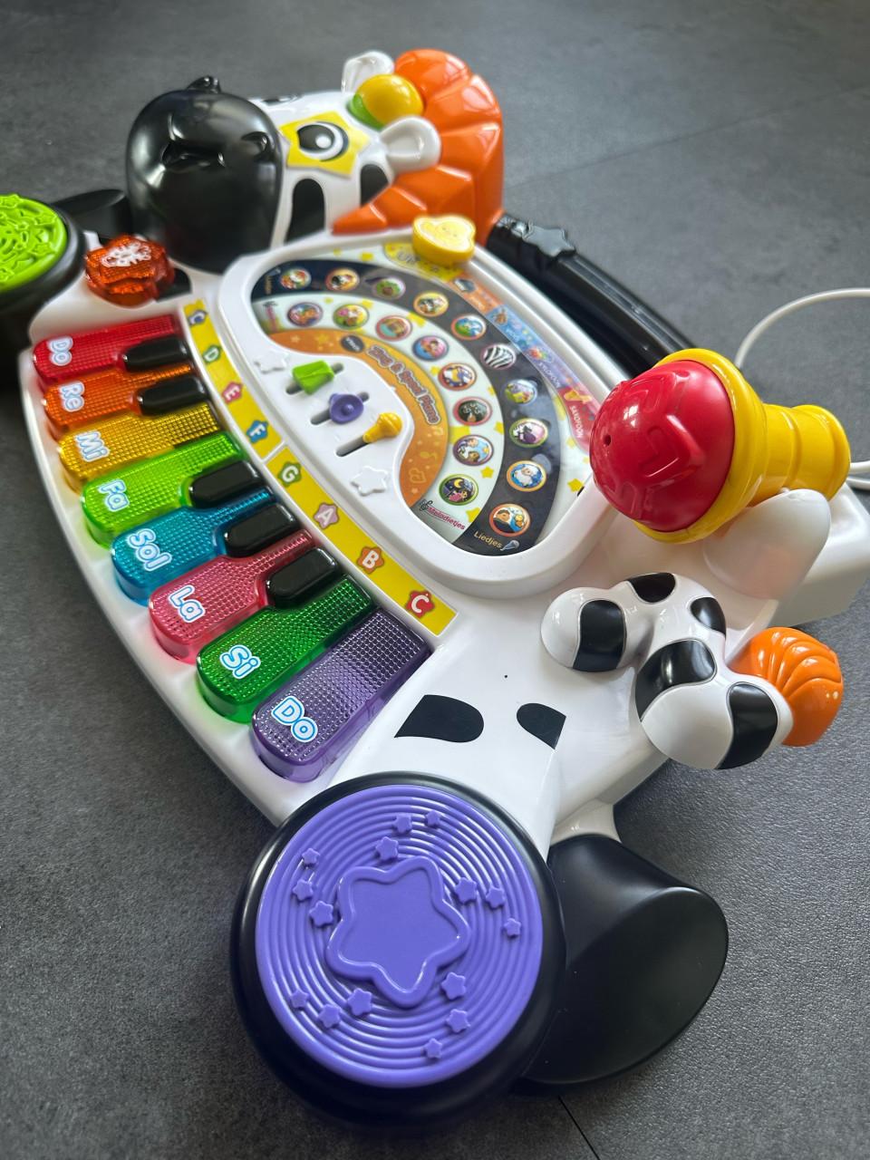 Vtech Zing&speel piano Zebra met microfoon