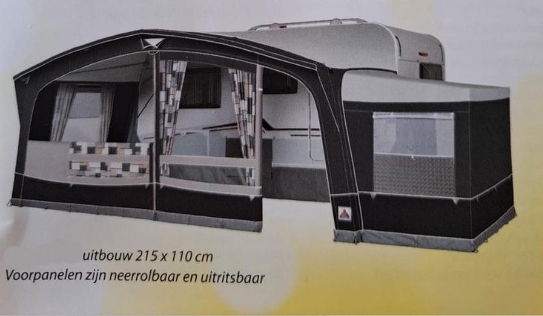 Doréma Bergamo uitbouw en slaapcabine