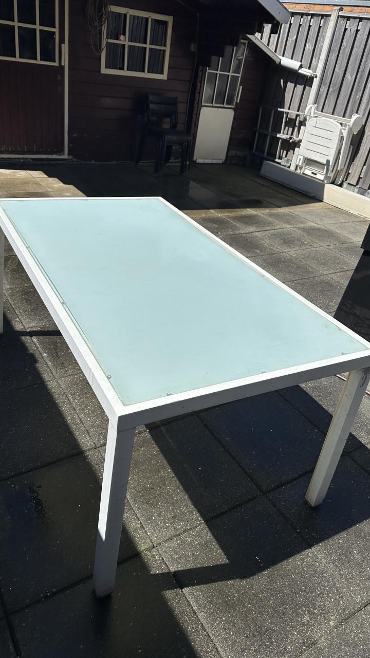 Tuintafel glas