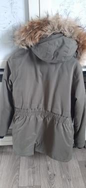 Groene meisjes jas maat 176