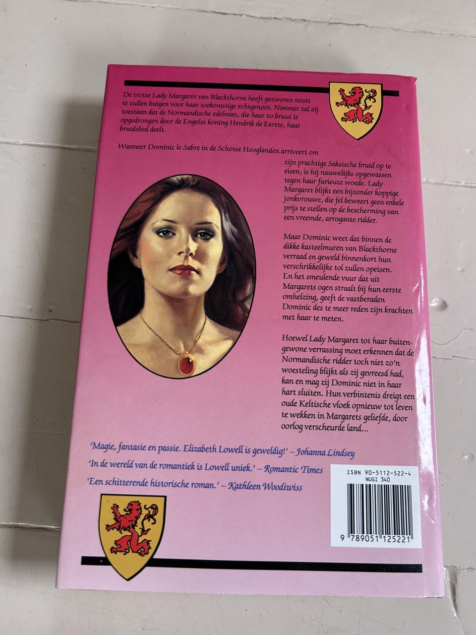 4 x Elizabeth Lowell - historische romans