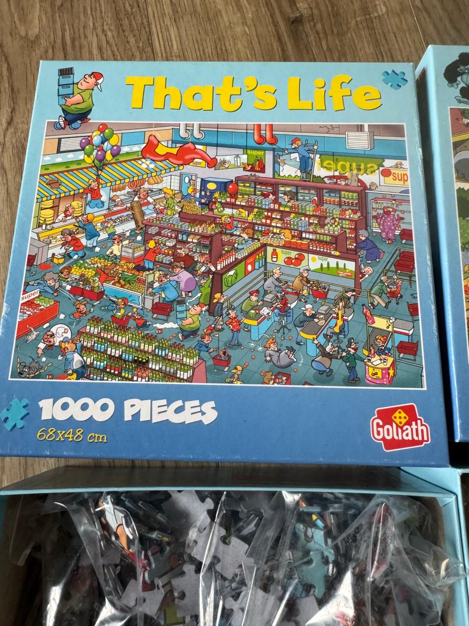 Thats life puzzel 2x Nieuw!