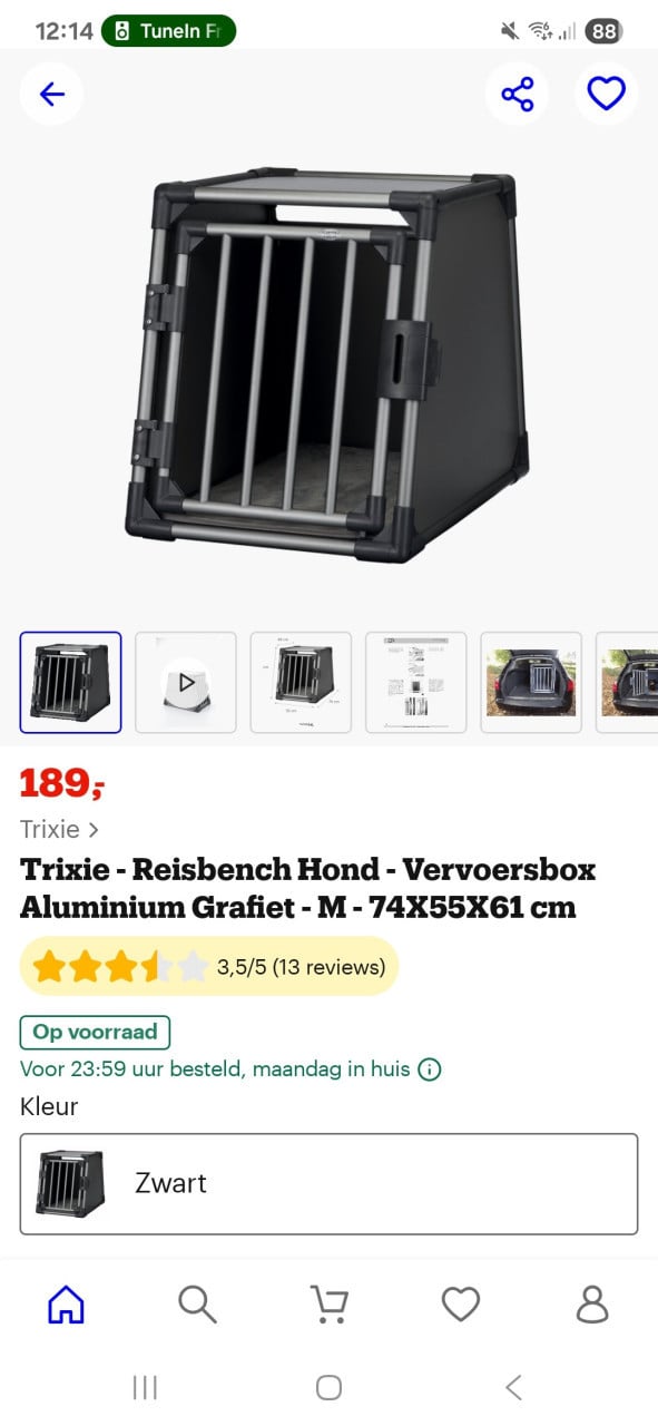 Trixie transportbox M ( autobench)