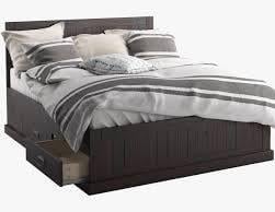 Tijdloos massief grenen bed 200x160