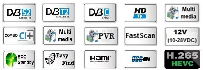 Denson 22 inch Full HD LED TV (ingebouwde sateliet-tuner)