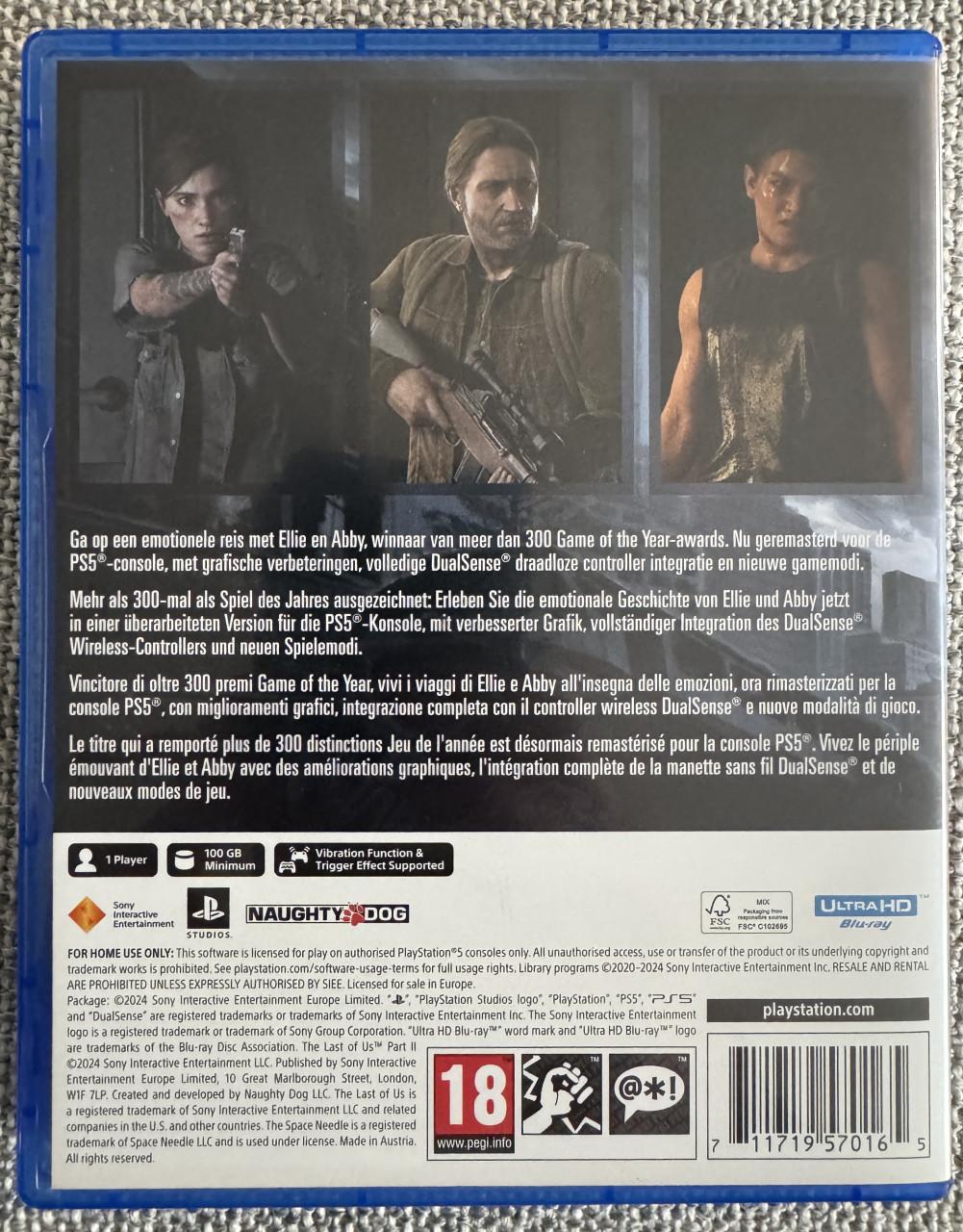 The Last of Us Part II Remastered (PS5) – Zo goed als nieuw
