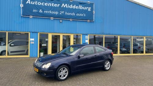 Mercedes C-KLASSE C 200 K Sportcoupe bj:2002 airco navigatie