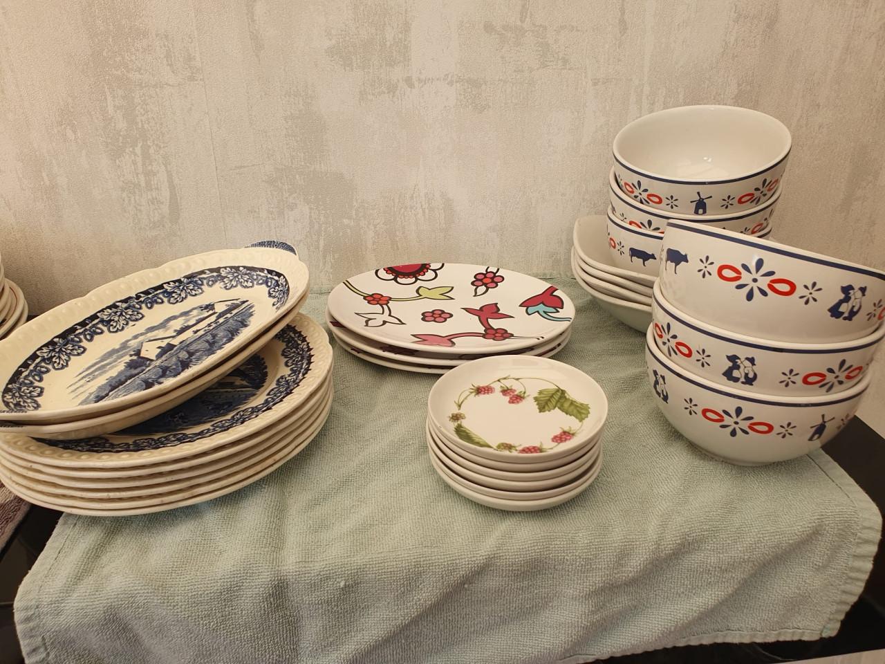 Servies verschillende zie foto.s