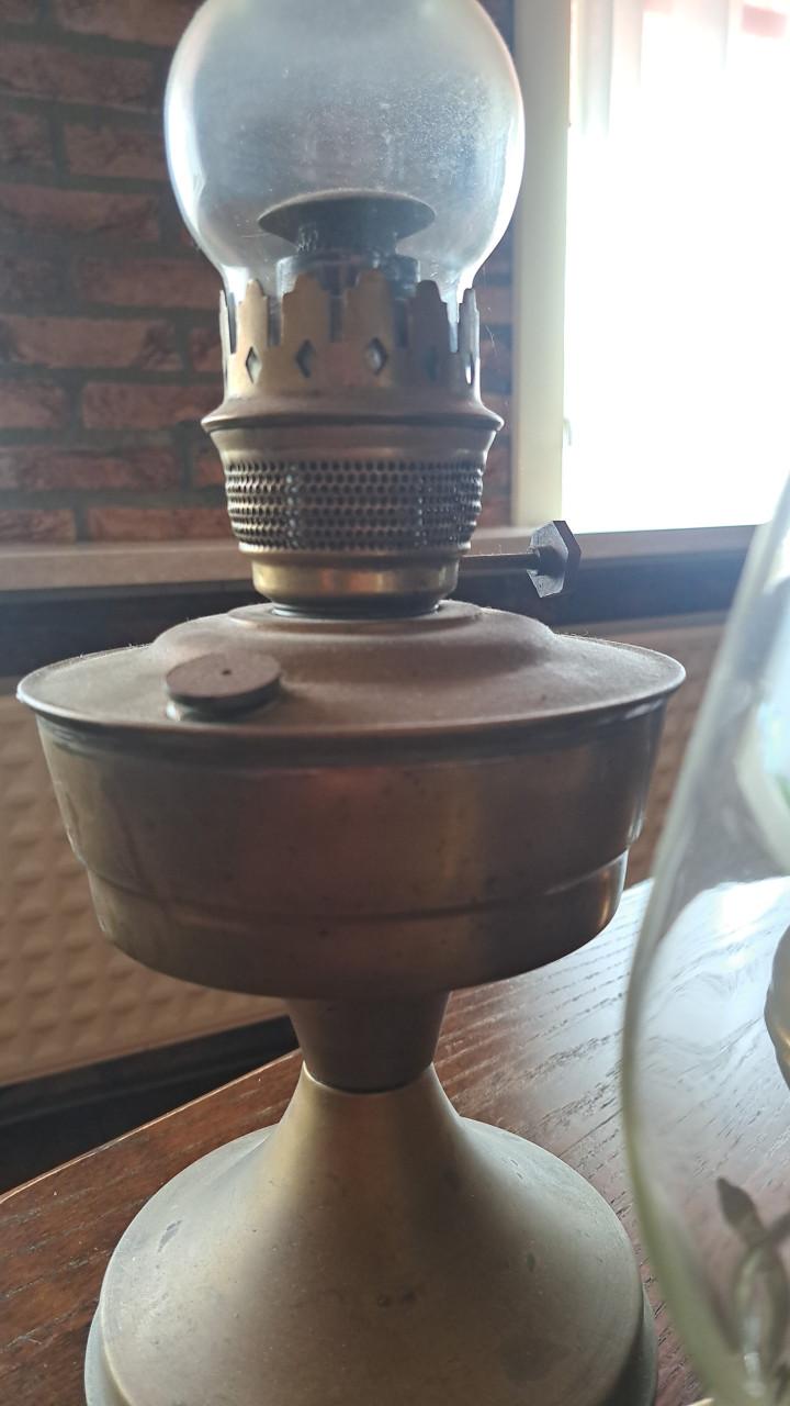 3 antieke olielampjes