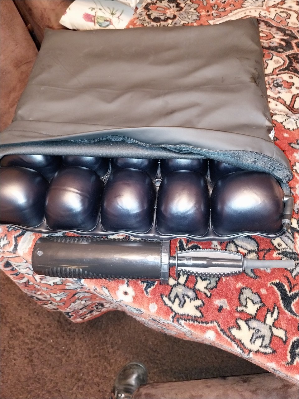Roha heavy duty cosion cuver rolstoel kussen met pompje