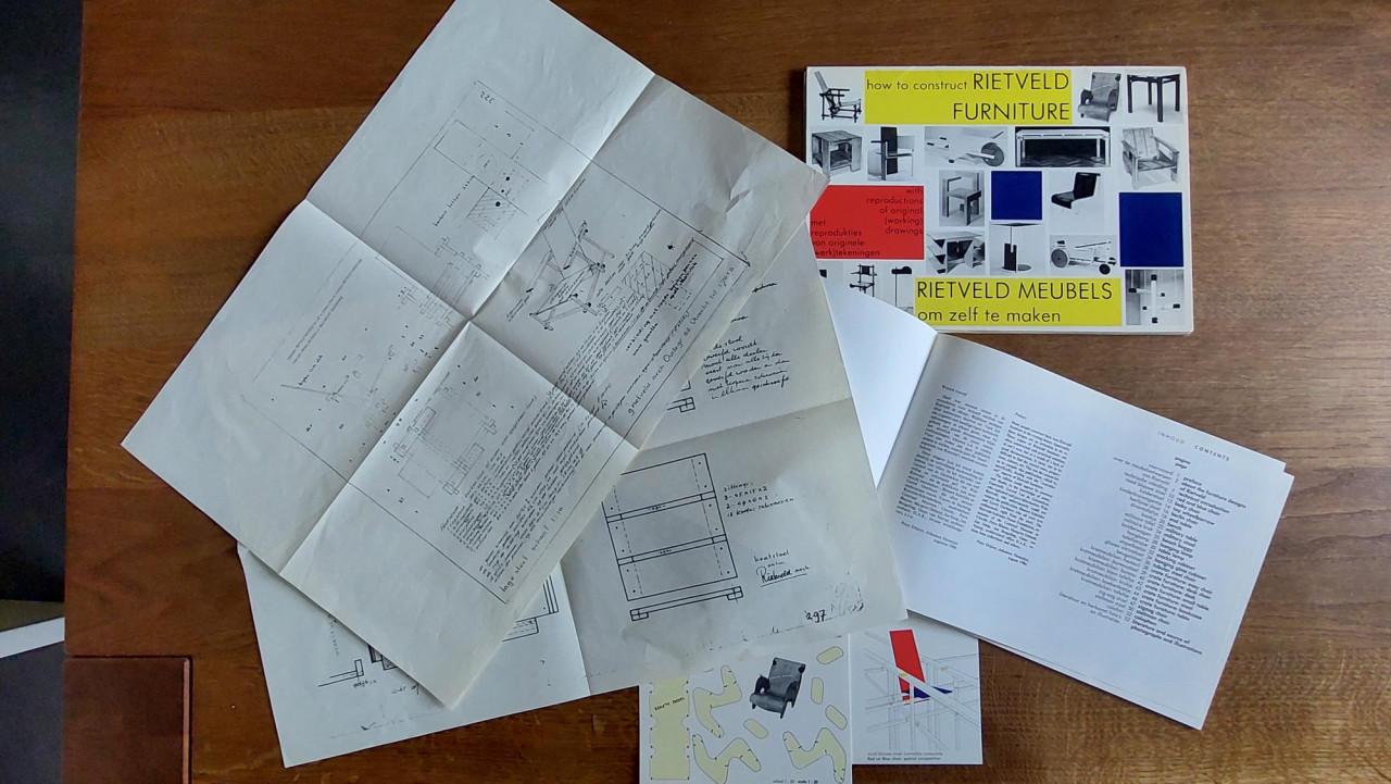 Rietveld meubels - werktekeningen