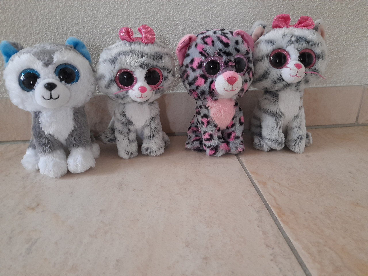 10 Ty knuffels ( z.g.a.n.) 16 cm groot  €2 per stuk