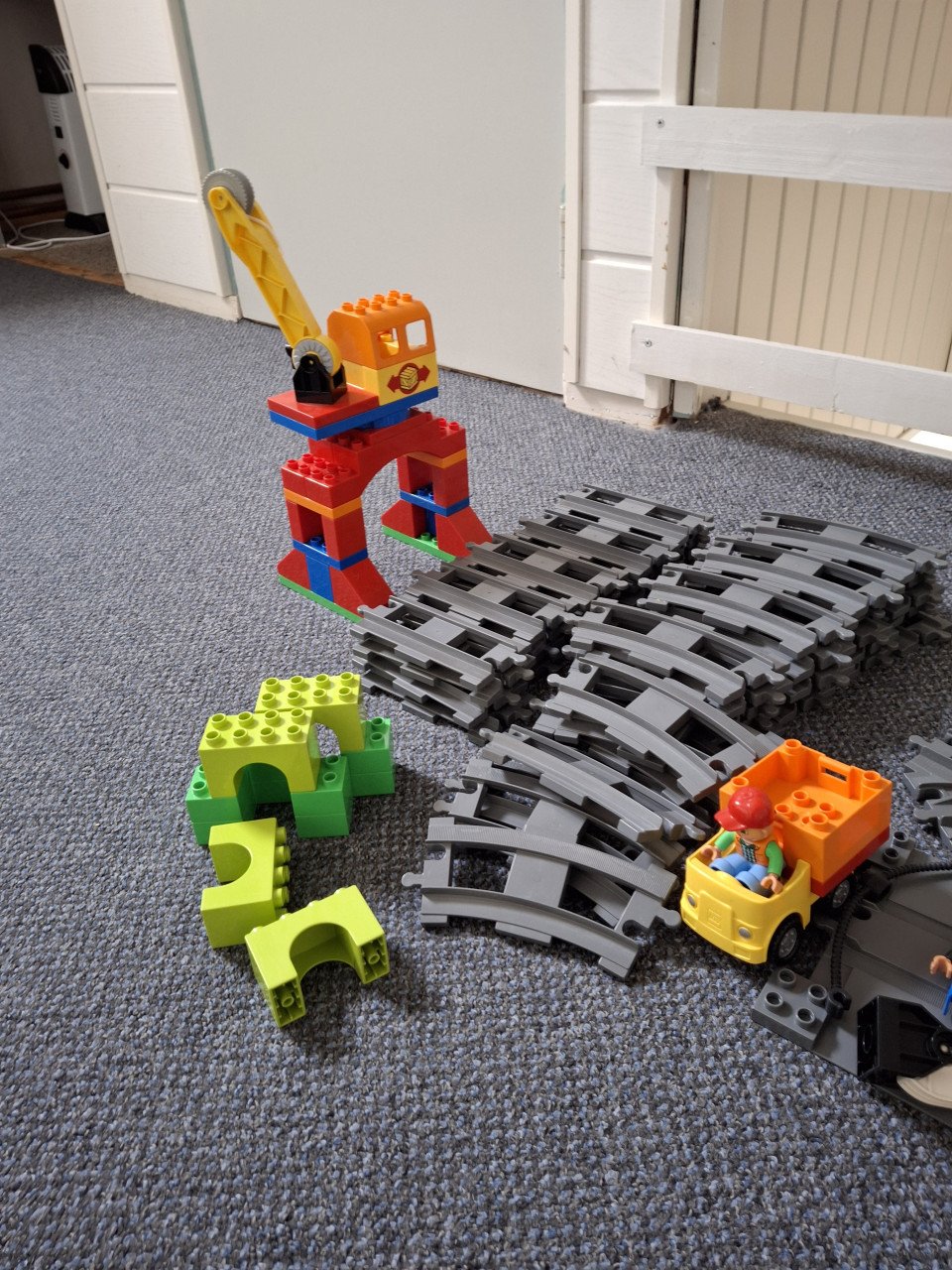 Duplo   trein met toe behoren