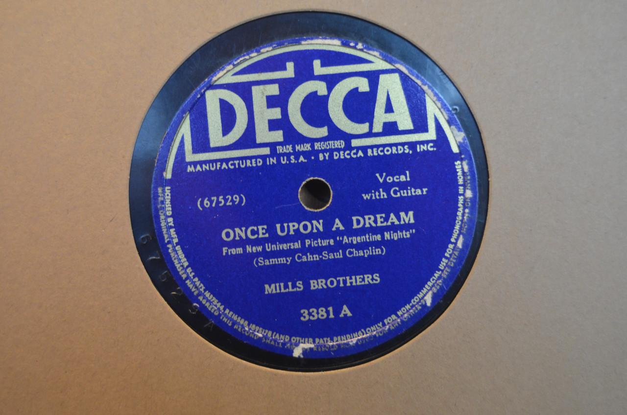 78 rpm Mills Brothers jaren '40 en '50 héél veel stuks. (7)