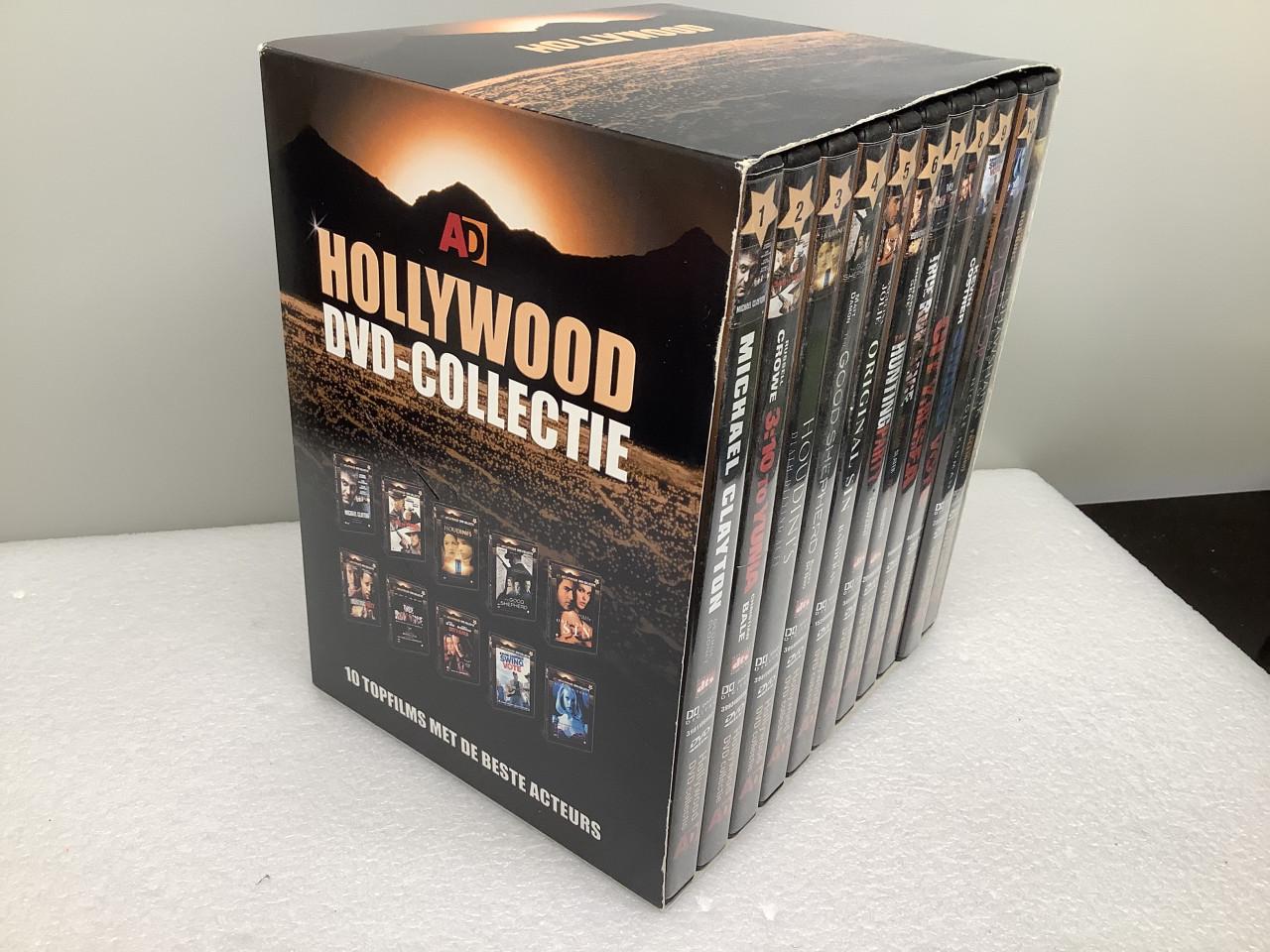 Boxset HOLLYWOOD DVD COLLECTION. 10 top films verzameld.