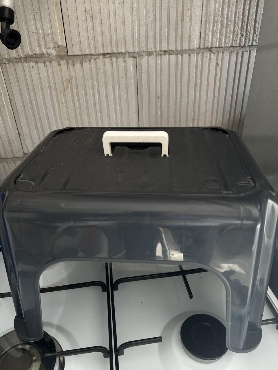 Kruk Tontarelli Dumbo grijs 38 x 30 x 24 cm Met handvat