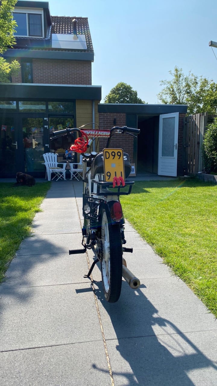 Tomos 65cc geel kenteken